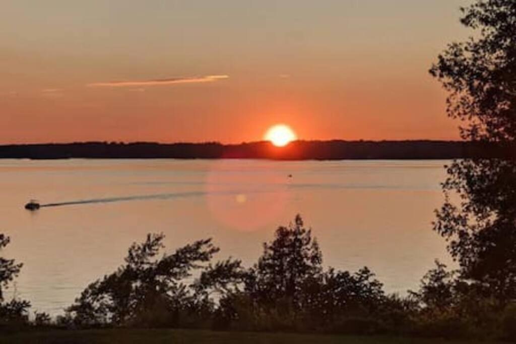 St Lawrence River Modern Log Home